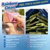 RAINBOW CLEAN Multilayered Microfiber Cleaning Pads – 2 Pack of
