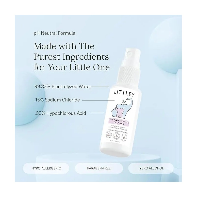 Infant & Toddler Toy and Surface Cleaner 16oz, Gentle Multi-Surface