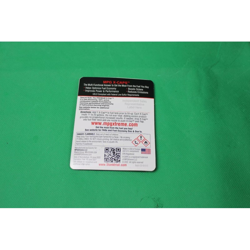 MPGXtreme NEW Premium MPG Xtreme X-Caps Combustion Catalyst - INCREASE
