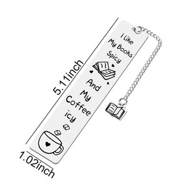 Funny Bookmarks for Women Gifts for Book Lovers Coffee Lovers Gifts for Her Birthday Gifts for Readers Bookworm Book Club Gifts for Women Christmas Gifts for Sisters Best Friends Bookmark