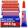 48 x 3g Super Glue Gel, Fast Strong Adhesive, Strong