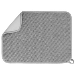 Microfiber Dish Drying Mat – Small Absorbent Dish Drainer Mat, Microfiber Sink Mat, 30x40 cm Non-Slip Washable Heat Resistant Drying Pad for Kitchen Counter, Draining Racks & Sink