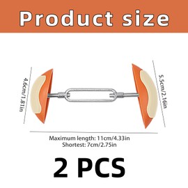 Pack of 2 Shoe Stretchers, Shoe Stretcher, Shoe Width, Adjustable 7-12 cm, Shoe Widths with Rotating Screws, Shoe Separator for Men and Women, for Leather Shoes, Boots, High Heels, Sports Shoes