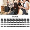 50pcs Hair Extension Clips Set Stainless Steel DIY 8 Teeth