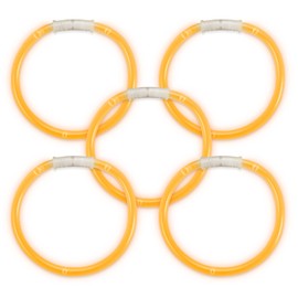 Glow Sticks Glow Bracelets 100 Premium Quality Glowsticks - Orange