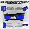Schiek Model 3004 Power Lifting Belt (Blue, Medium (31 -