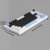 Magegee STAR75 Mechanical Gaming Keyboard with Knob Control, Backlit Wired