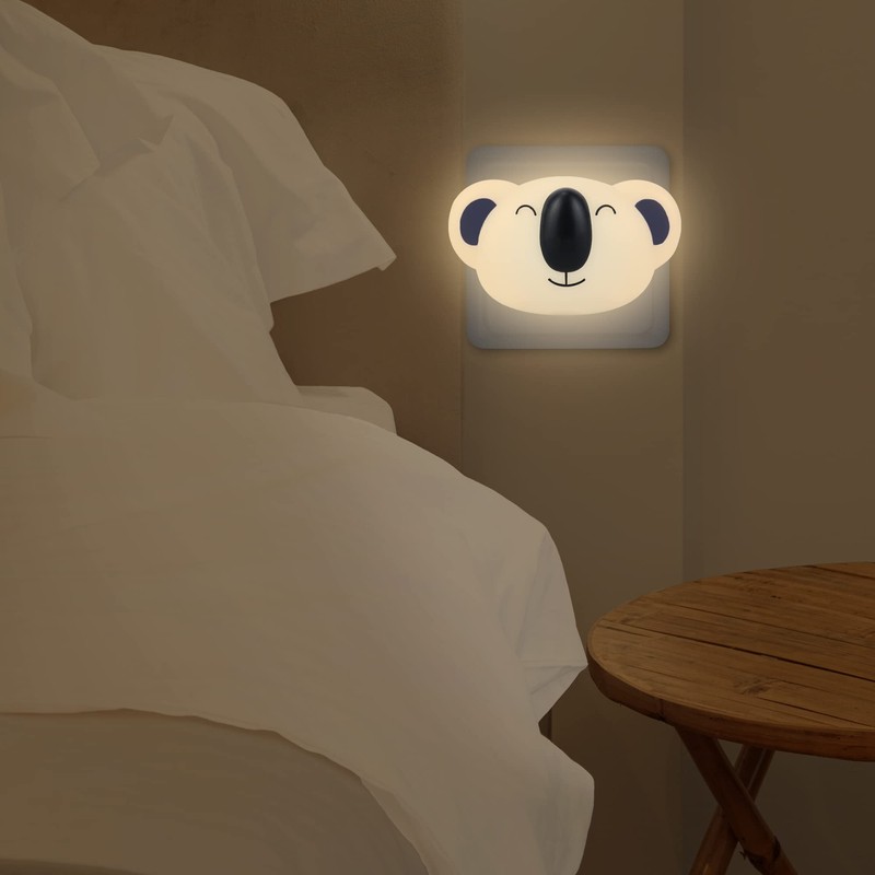 Annmore Night Light Baby Socket Koala Bear Socket Light Children