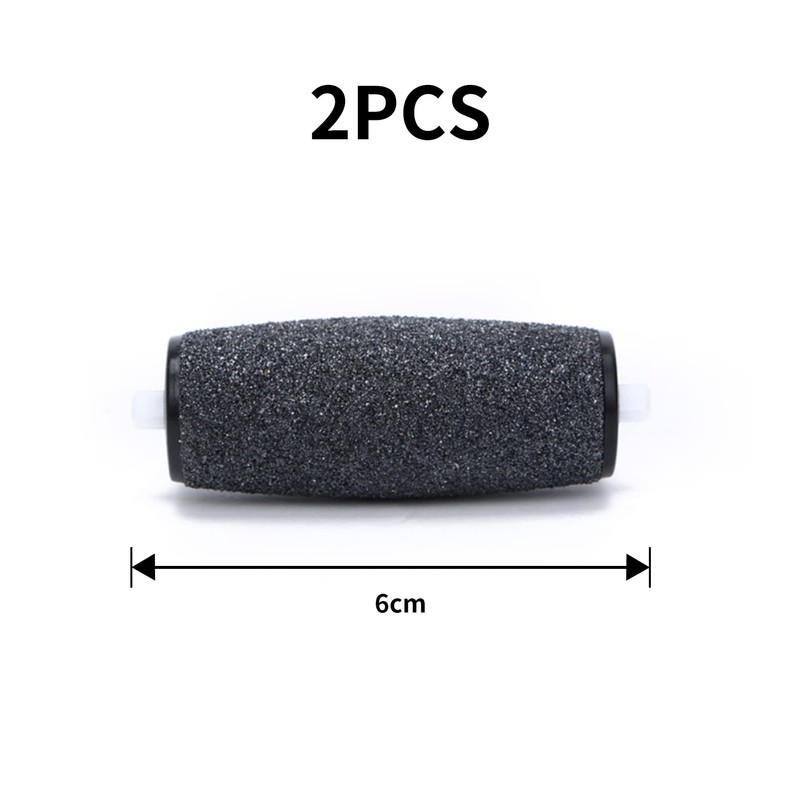2pcs Replacement Rollers Heads Refills Compatible for Scholl Velvet Smooth,Pedicure