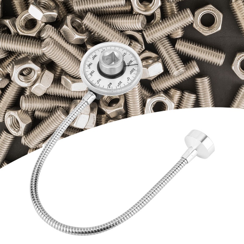 1/2in Torsion Angle Gauge Torque 360 Degrees Angle Measuring Gauge