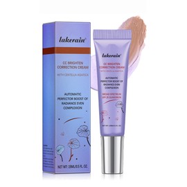 Corlo CC Cream, Color Correcting Cream with SPF 25, Even Skin Tone Makeup and Skin Care, Hydrating Serum Coverage Lightweight Foundation, Invisible Pores Concealer (Purple, 0)