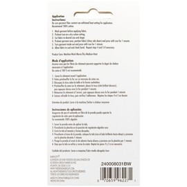 Bondex Iron-On Twill Patches 5"X7" 2/Pkg - Black