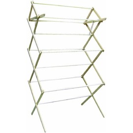 Madison Mill 52.5 in. H x 18.25 in. W x 29.5 in. D Wood Clothes Drying Rack