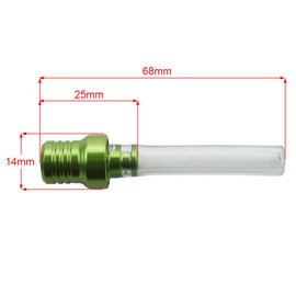 GOOFIT Gas Tank Green Short Gas Breather Hose Vent Hose Tube for YZ450 Motocross ATV Quad Dirt Pit Bike
