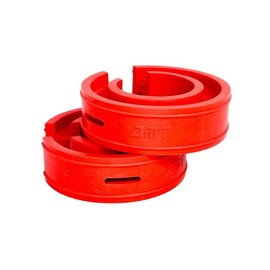 Rubber Spacer, Spring Rubber, Shock Absorber, Left and Right 2 Pieces, Each Size 0.9 inch (23 mm), 1.1 inch (27 mm), 1.4 inches (35 mm), Red Car Harmonics, Suspension, Spacer, Custom Part, General