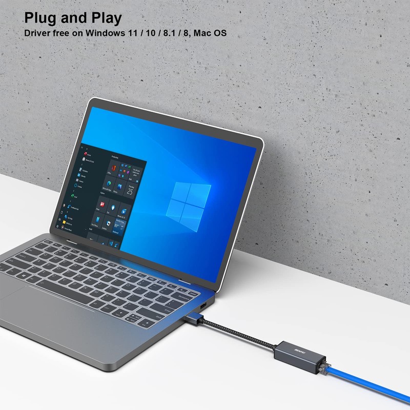 BENFEI Wired LAN Adapter USB 3.0 to Ethernet Adapter, USB