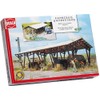 Busch 1418 Farm Equipment Shelter HO Structure Scale Model Structure