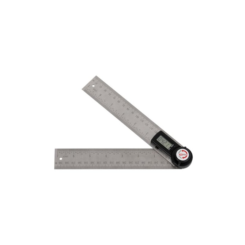 KS Tools 300.0229 Digital Protractor, White