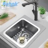 2 Pack Silicone Sink Protector for Kitchen Sink Bathroom, 13.58"