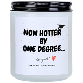 Graduate Ideas Candles College Graduation Gifts for Women Masters Degree Graduation Gifts One Degree Hotter Candle for Her Him Funny Grad Presents Female 2025