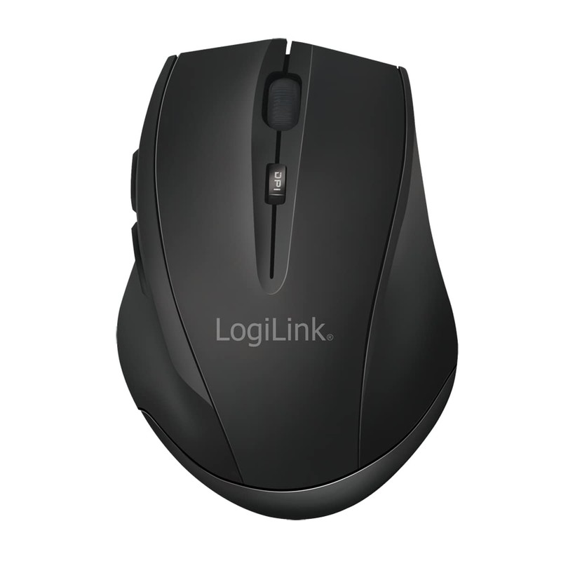 LogiLink ID0032A Lasermaus BT Maus mit 5 Tasten, 1600dpi und