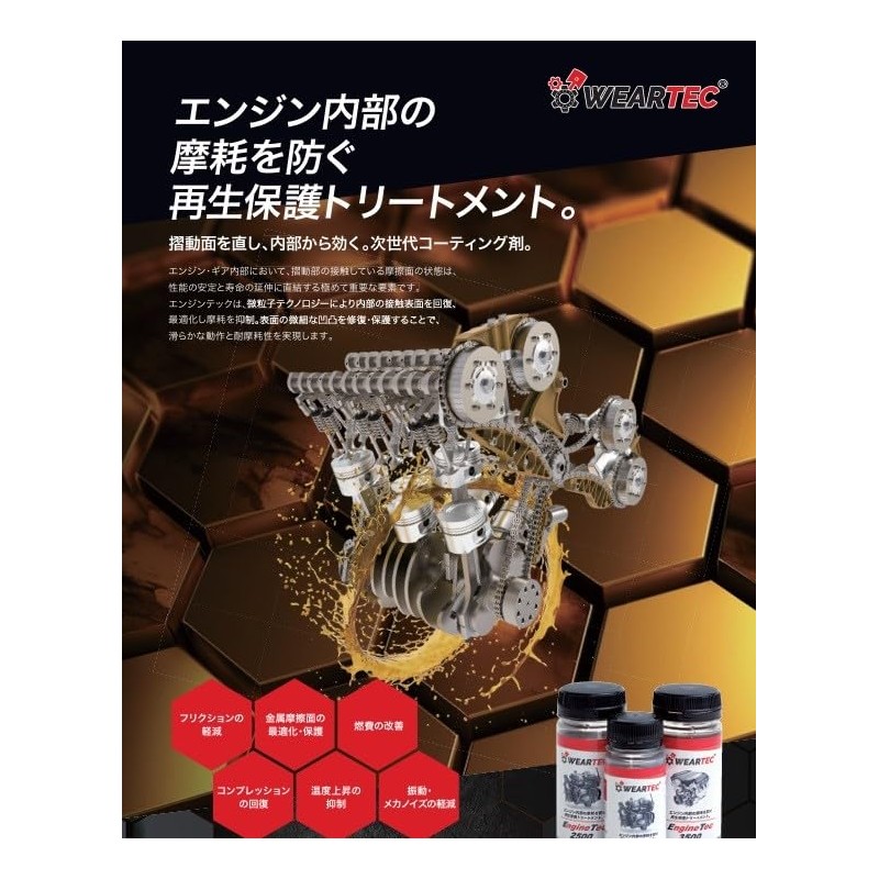 WEARTEC / ENGINE TECH 3500 - Engine Specific Renewal Protective