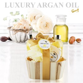 Bois Gift Box for Women Beauty Box Argan Oil Gift Women Original Gift Idea Women Beauty Care and Feel-good Basket Wellness Set for Women