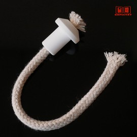 GXFCCYXT 5 Pieces 1/4-Inch Cotton Oil Lamp Wicks and Ceramics Holders Set with Funnel and Tweezers Wicks Replacement for Candle Lamp and Small Oil Lamp Alcohol or DIY Oil Lamps Burner