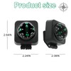 Mandark Car Compass, Adjustable Dashboard Vehicle Direction Navigation Ball, Portable