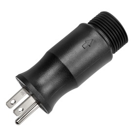 219261 Multi-Voltage Adapter Plug 115 Volt 5-15P 4 Pin to 3 Prong Compatible with Miller & Hobart Welders/Plasma Cutters