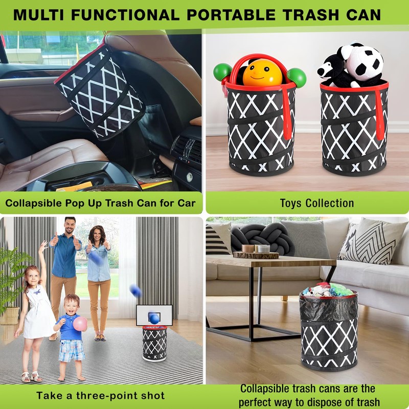 Foldable Rubbish Bin, Car Bin, Portable Foldable Bin for Car