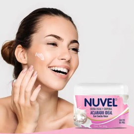 Crema Corporal Nuvel Aclarado Ideal con Concha Nácar 600g                                                                                             