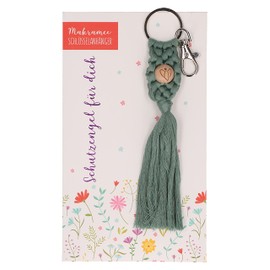 Schutzengel für dich: Makramee-Schlüsselanhänger