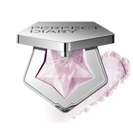 PERFECT DIARY Highlight Powder, Stardust Diamond Highlighter Luminizer, Highlight Powder, 08 Nebula Purple