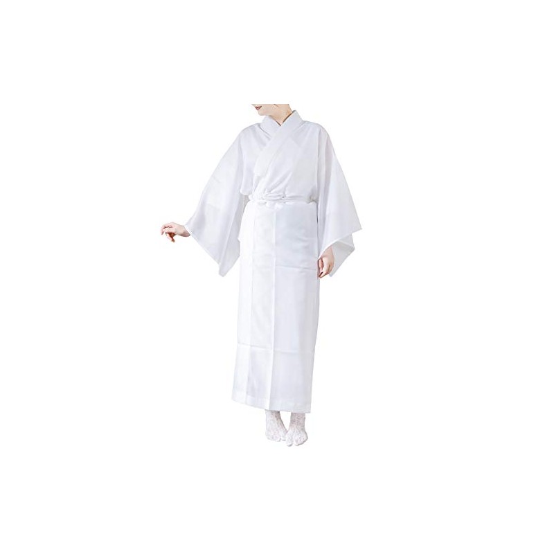 [KIMONOMACHI] Women's Nagajuban Washable Nagajuban Single Item "Summer Nagajuban White