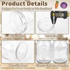 32oz Glass Mason Jars Wide Mouth 12-Pack with Airtight Lids