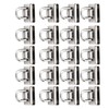 20Pcs D Ring Rivets 360 Rotatable Studs with Screw for