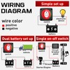 Nilight 600A High Current Battery Switch 12V 24V 48V ON