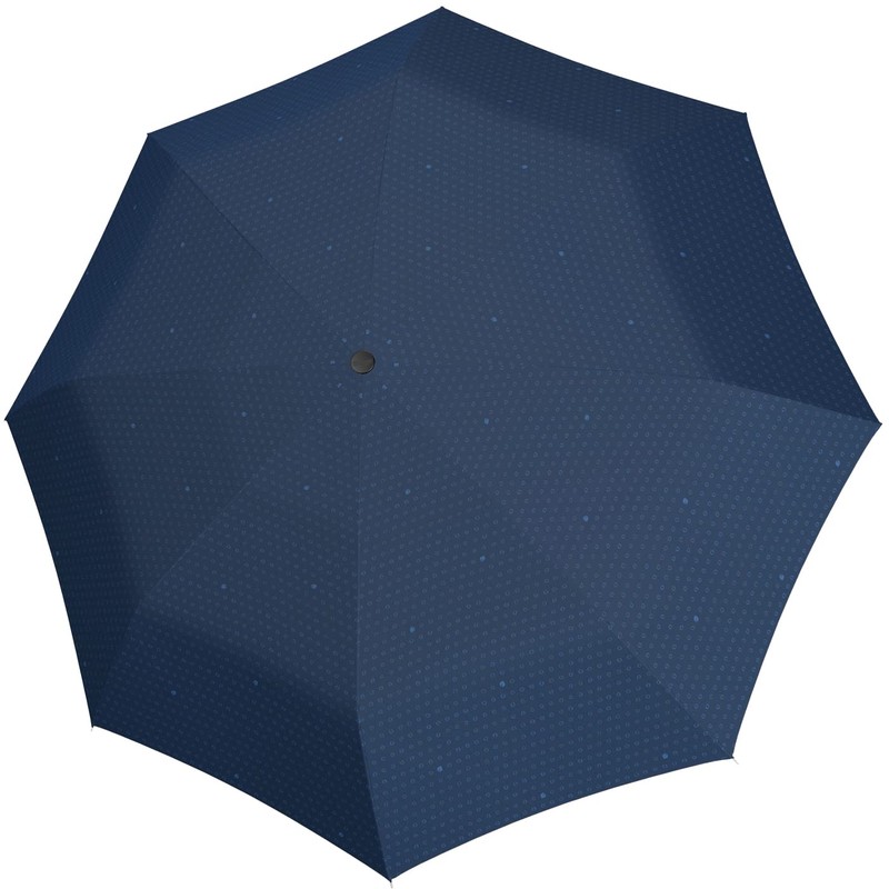 Knirps Sustainable Vision Duomatic Women's Pocket Umbrella, Air Blue, Compact
