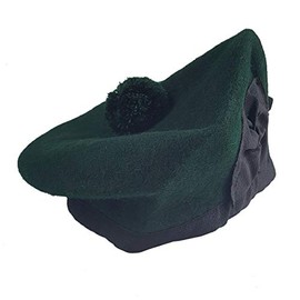 The Celtic Croft Felted Wool Scottish Balmoral (Dark Green, 7.75)