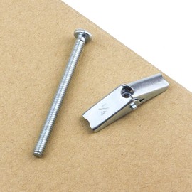 Sutemribor 1/4X3-Inch Toggle Bolt and Wing Nut for Hanging Heavy Items on Drywall, 50 Pack