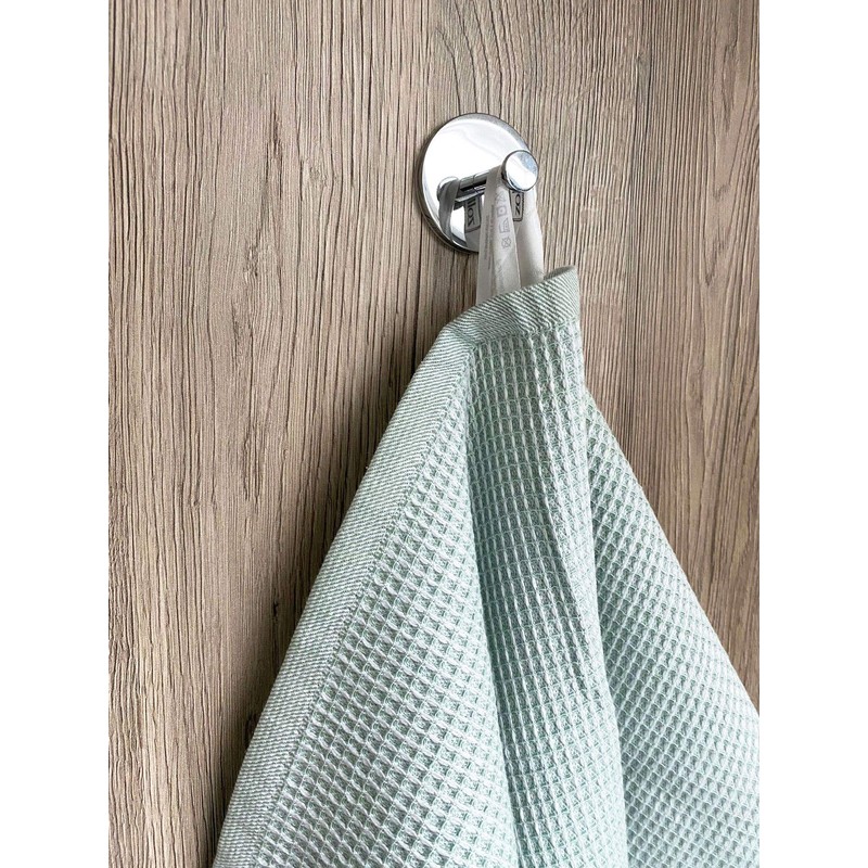 ZOLLNER Set of 4 Waffle Pique Tea Towels Organic Cotton