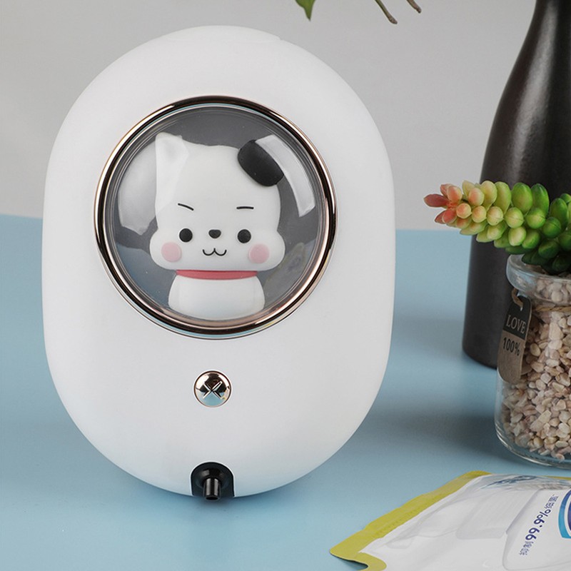 Wall Mounted Soap Dispenser Space Capsule Design Rechargeable Space Saving