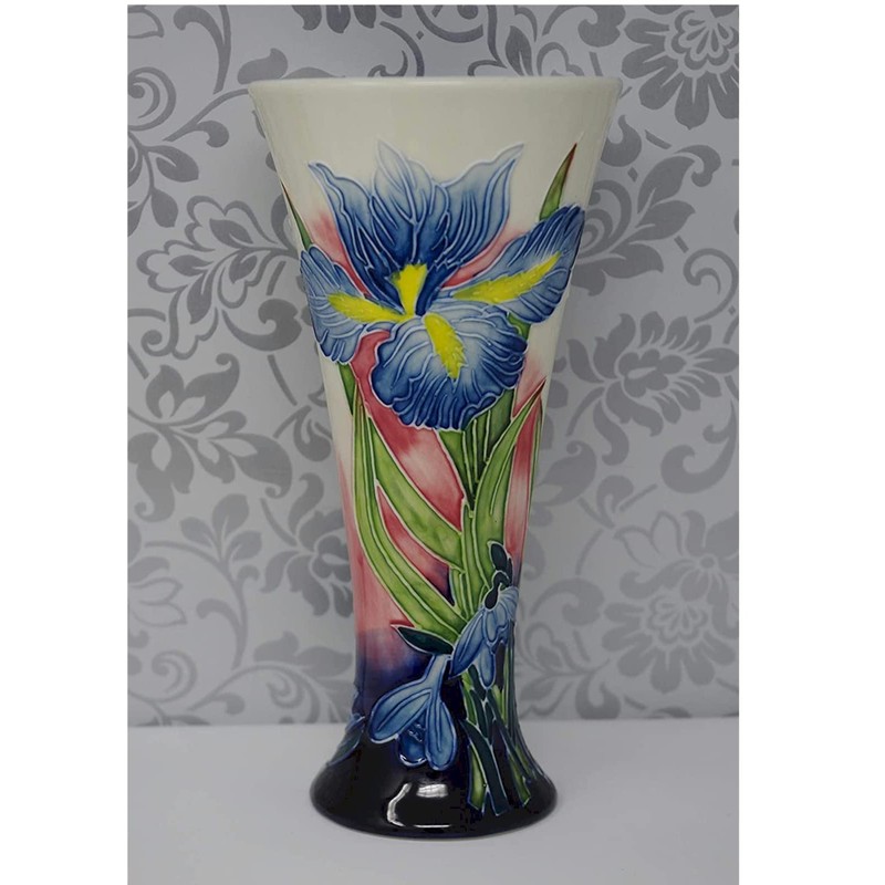 Old Tupton Ware Vase 8" 1298 Hand Made & Painted