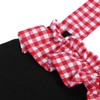 Bowknot Apron Multifunctional Cooking OilProof Waterproof Antifouling Apron for Kitchen(Black