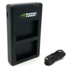 Wasabi Power USB Dual Battery Charger for Nikon EN-EL25, EN-EL25a Compatible with Nikon Z30, Z50, Z50 II, Zfc