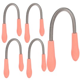 5 Pieces Facial Hair Remover, Portable Hair Remover Stainless Steel Spring Epilator for Women Chin Cheek Mustache Upper Lip Neck, Remove Unwanted Hair, Smooth Skin