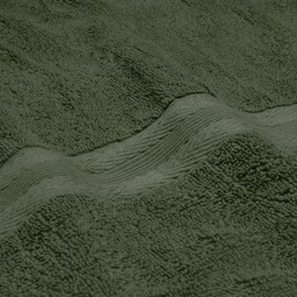 BOUTIQUO Ultra Soft 6-Piece Hand Towel Set 16x28-100% Ringspun Cotton - Durable & Highly Absorbent Hand Towels - Ideal for use in Bathroom, Kitchen, Gym, Spa & General Cleaning - Olive Green