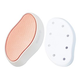 Liane Heels, Exfoliating Nano Glass, Foot File, Exfoliating - Crystal Glass, Heel File, Foot Care Tool, Exfoliating File, Dry and Wet Use, Unisex, White