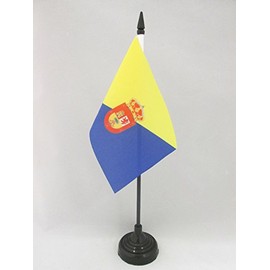AZ FLAG - Gran Canaria Table Flag - 15 x 10 cm - Canary Islands Table Flag 10 x 15 cm - Flags